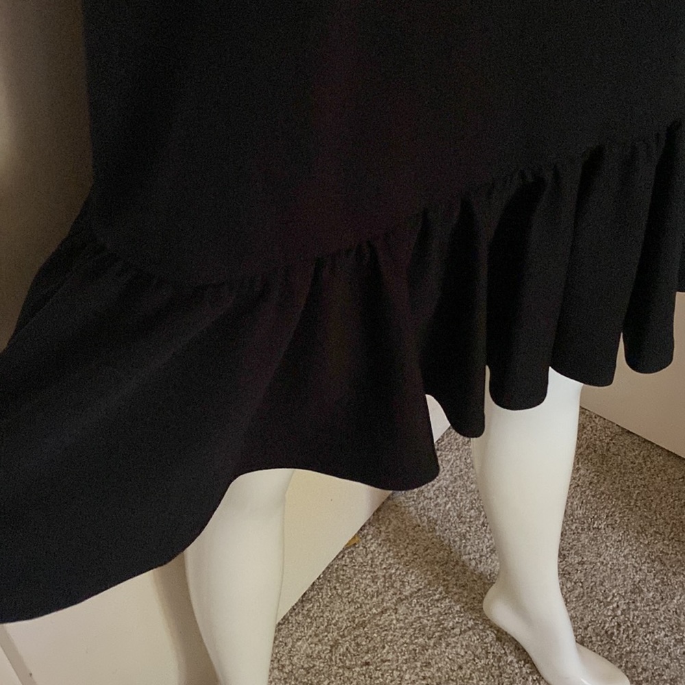 Betsey Johnson Ruffle Bottom Shift Dress Size 12 - Picture 4 of 7